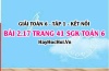 Bài 2.17 SGK Toán 6 tập 1 Kết nối tri thức